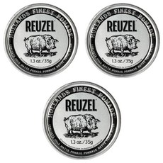 리우젤 콘크리트 홀드 매트 포마드 헤어왁스, 3개, 35g