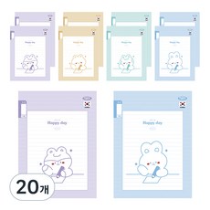 PENPIA 1000 3-6 無主題 23行 小學裝訂筆記本, 隨機出貨, 20個