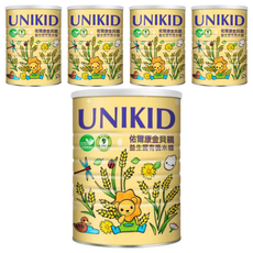 unikid 佑爾康金貝親 益生菌有機米精, 促進腸道蠕動, 無保存劑 無蔗糖, 增加飽足感, 450g, 5罐