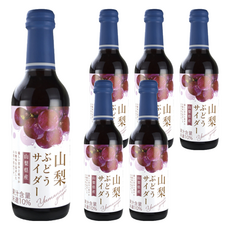 木村飲料 山梨葡萄風味汽水，果汁含量10%, 240ml, 6瓶