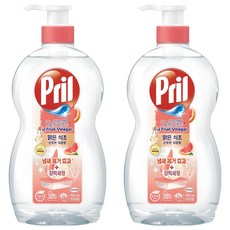 Pril 淨麗 清爽醋味廚房洗潔精 清新葡萄柚香, 700ml, 2個