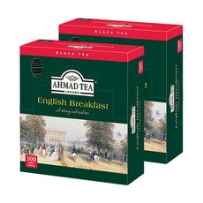 AHMAD TEA 英式早餐茶茶包, 2g, 100包, 2盒