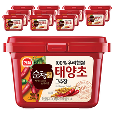 해표 순창궁 우리햅쌀 고추장, 500g, 12개