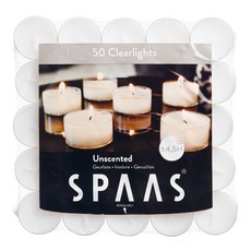 SPAAS 小茶蠟, 無香, 50個