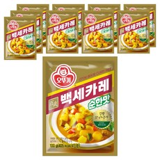 오뚜기 백세카레 순한맛, 100g, 10개