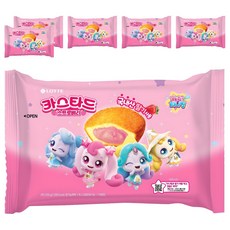 롯데카스타드 캐치티니핑 스트로베리 랜덤발송, 6개, 230g