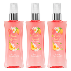바디판타지 피치 애프리콧 판타지 프래그런스 바디 스프레이, 94ml, 3개