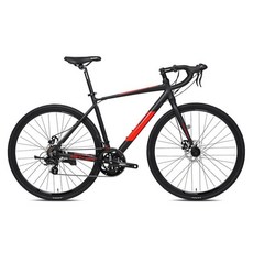 산타자 에테르1.0 로드 알루미늄 디스크 브레이크 12kg 신장 150~170cm, 매트블랙 + 레드, 180cm, 1개
