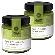 오설록 녹차 밀크 스프레드, 200g, 2개