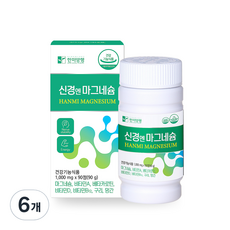 Hanmi Nutrition 鎂補充錠, 90顆, 6個