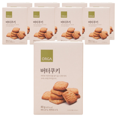 올가홀푸드 버터쿠키, 80g, 9개