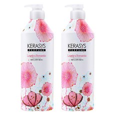 케라시스 퍼퓸 린스 러블리 앤 로맨틱, 600ml, 2개