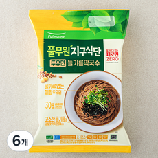 풀무원 지구식단 메밀 두유면 들기름막국수 2인분, 421.4g, 6개