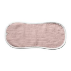 6折捲式棉紗圍兜, 粉色