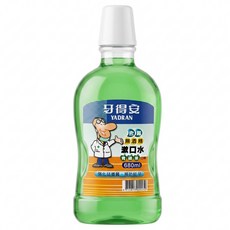 牙得安 青蘋果含氟漱口水, 680ml, 1瓶