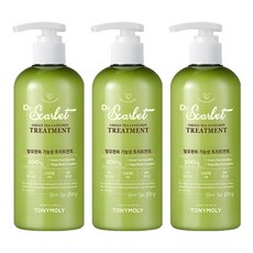 TONYMOLY Dr.Scarlet綠茶兒茶素強健髮根護髮素, 300ml, 3個