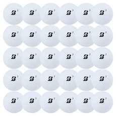 Attack 普利司通高爾夫球 高爾夫二手球 實惠型, 1入, 白色, 30個