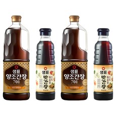 샘표 양조간장701 1.7L + 맛간장 500ml, 2세트