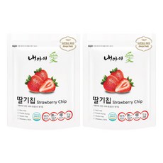 내아이애 동결건조 딸기칩, 12g, 2개