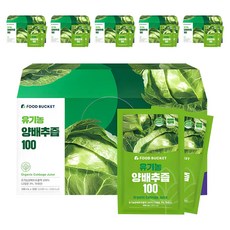 푸드버킷 국내산 유기농 양배추즙 100, 3L, 6개