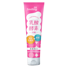 Smiling 百齡 乳酸酵素牙膏 清新亮白, 130g, 1條