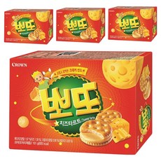 크라운 뽀또 치즈타르트, 161g, 4개