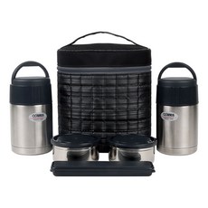 Cosmos 2個帶熱竹筒飯盒 550+550, 混色, 1個