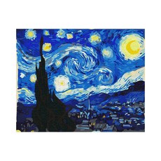 Play about DIY 名畫繪圖套組 40 x 50 cm, 梵谷星夜