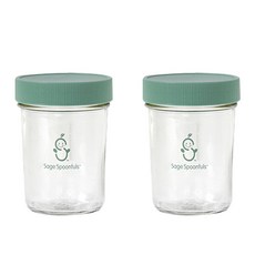 Sage Spoonfuls 玻璃食品保存容器 240ml, 混色, 2入