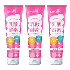 Smiling 百齡 乳酸酵素牙膏 清新亮白