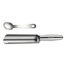 Couselect 304不鏽鋼肉丸製作器附刮鏟 單聯款 銀色, 1個