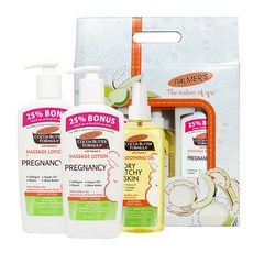 PALMER'S 孕婦專用護理禮盒組 乳液 2入+潤膚按摩油, 1組