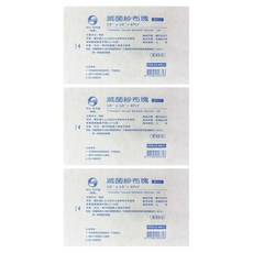 GOOD VISTA 鈺弘 滅菌紗布塊 18 x 18吋 4P, 2片, 3套