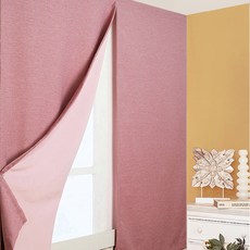 디자인갤러리 찍찍이로 붙이는 항균 벨크로 암막커튼