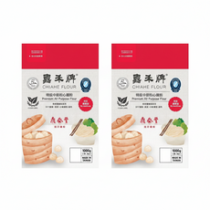 嘉禾牌 特級中筋粉心麵粉 1kg x 2包 (適用於饅頭、包子、麵條)