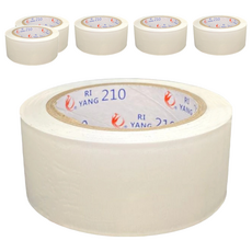 PVC手撕膠帶 27m x 48mm 白色, 6個