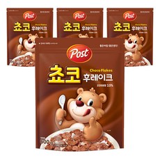 포스트 쵸코후레이크 시리얼, 600g, 4개