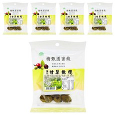 梅甄園 陳記 甘草橄欖, 60g, 5包