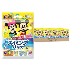 GOO.N 大王 日本境內版 米奇米妮款 戲水褲/尿布, L, 48片