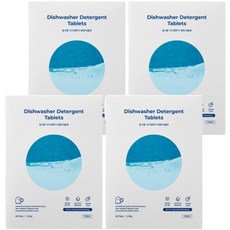 동구밭 타블렛 올인원 식기세척기 세제, 240g, 4개