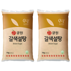 큐원 갈색설탕, 5kg, 2개 5kg, 2개