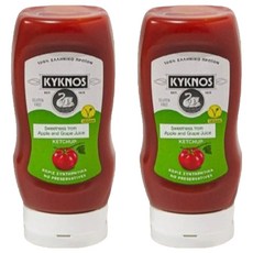 Kyknos 果汁調味的希臘番茄番茄醬, 2個, 360g