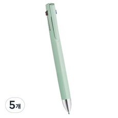 제브라 블렌 4 + S 펜 0.7mm, 민트 그린, 5개