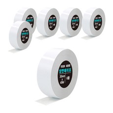 DADA 加長型熱熔雙面膠帶 30mm x 40M, 透明, 6捲