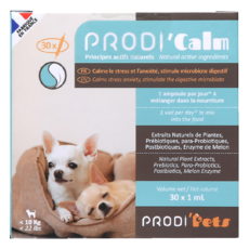 prodi’pets 法國普洛迪安瓶 情緒穩定益生菌 小犬 藍色,30個, 壓力緩解/安撫情緒/注意力集中, 1盒