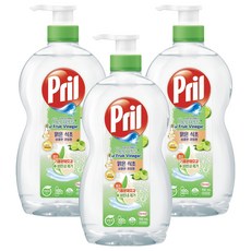 Pril 淨麗 小蘇打洗碗精 萊姆香, 700ml, 3個