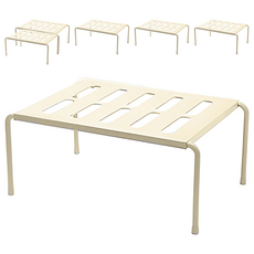 伸縮置物架 35 x 25 x 2cm 414g, 白色, 6個