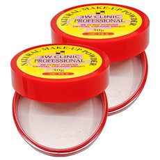 3W클리닉 내추럴 메이크업 파우더 30g, 10호 투명펄, 2개