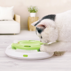 Natural Pro 貓智能機翼自動玩具, ROTARY_FEATHER, 混色