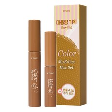 에뛰드 청순 거짓 브라우 카라 4.5g + 9g 대용량 세트, 2호 라이트 브라운, 1개